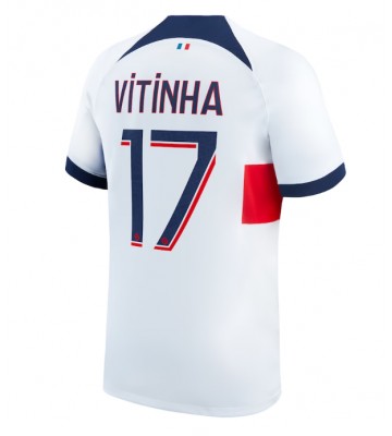 Paris Saint-Germain Vitinha #17 Bortatröja 2023-24 Kortärmad